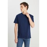 Wrangler Relaxed Fit Small Logo Erkek T-Shirt MW7NM203877W72 - Lacivert