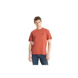 WRANGLER Relaxed Fit Small Logo T-Shirt, M, W7NM203877222, Kiremit, Erkek