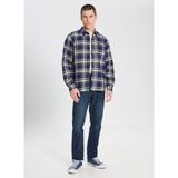 Wrangler Relaxed Lacivert Erkek Gömlek W242607900 Lacivert Gömlek - S
