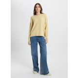 Wrangler Relaxed Sarı Kazak Kadın W242710200 Yellow Triko-Hırka