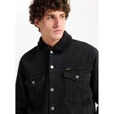 Wrangler Siyah Erkek Denim Ceket W45D4365818 Siyah Denim Ceket