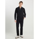 Wrangler Siyah Erkek Polo T-Shirt W2510683001 Uzun Kol Polo T-Shirt