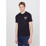 Wrangler Siyah Erkek Regular Fit Logo Baskılı T-Shirt W2610018001 Siyah T-Shirt