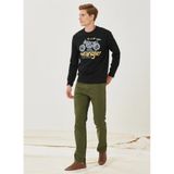 Wrangler Slim Fit Erkek Chino Pantolon, Haki, 29-32, Texas Slim, Texas Slim Pantolon