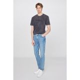 Wrangler Slim Fit Normal Bel Denim Esnek Jeans Erkek Kot Pantolon MW12S005 410 - Lacivert - 32 - 30