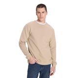 WRANGLER Sweatshirt Bej W242501614 M Local Coll. Crew Neck, L, W242501, Beige-W242501614, erkek L