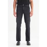 Wrangler Texas Denim Pamuklu Straight Fit Normal Bel Düz Paça Pantolon Erkek Kot Pantolon MW1210001 2tı - Siyah - 34 / 32