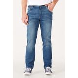 Wrangler Texas Regular Fit Normal Bel Koyu Mavi Esnek Jean Kot Pantolon - 32 / 28