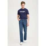 Wrangler Texas Regular Fit Normal Bel Koyu Mavi Esnek Jean Kot Pantolon - Lacivert - 32 - 30