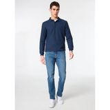 Wrangler Texas Slim Erkek Jean Pantolon W12S086318 - Mavi - 40 / 32