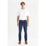 Wrangler Texas Slim Fit Dar Kesim Cepli Jean Kot Denim Pantolon Erkek Pamuklu Mavi Günlük Stil