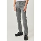 Wrangler Texas Slim Fit Dar Kesim Normal Bel Esnek Jean Kot Pantolon - Denim Gri - 29 / 32