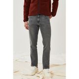 Wrangler Texas Slim Fit Dar Kesim Normal Bel Esnek Jean Kot Pantolon - Gri - 29 / 32