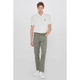 Wrangler Texas Slim Fit Dar Kesim Normal Bel Esnek Pantolon, Yeşil, 31/32 Beden