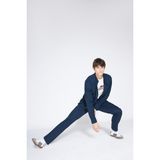 Wrangler Texas Slim Fit Dar Kesim Normal Bel Haki Esnek Pantolon - Koyu Deniz Mavisi - 32 / 30