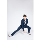 WRANGLER Texas Slim Fit Dar Kesim Normal Bel Lacivert Esnek Pantolon