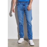 Wrangler Texas Slim Fit Dar Kesim Normal Bel Mavi Esnek Jean Kot Pantolon - 29 / 32 - Açık Mavi