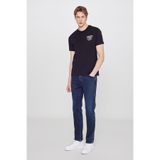 WRANGLER Texas Slim Fit Dar Kesim Normal Bel Mavi Esnek Jean Kot Pantolon, 30/32, W12S, Mid Blue-MW12S00042396, Erkek