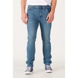 Wrangler Texas Slim Fit Dar Kesim Normal Bel Mavi Esnek Jean Kot Pantolon - 32 / 30