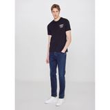 WRANGLER Texas Slim Fit Dar Kesim Normal Bel Mavi Esnek Jean Kot Pantolon, 36-30, W12S, Mid Blue-MW12S00042396, Erkek
