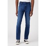 Wrangler Texas Slim Fit Dar Kesim Normal Bel Mavi Esnek Jean Kot Pantolon - Orta Mavi - 30 / 30