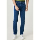 Wrangler Texas Slim Fit Pamuklu Jean Pantolon - Mavi - 35 - 32