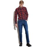 Wrangler Texas Slim Jean Kot Pantolon Erkek Jean Pantolon Mavi 33/30