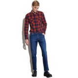 Wrangler Texas Slim Jean Kot Pantolon Erkek Jean Pantolon Mavi 38/32