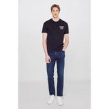 Wrangler Texas Slim Jean Pantolon MW12S00042396 - Mid Blue