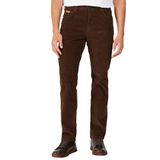 Wrangler Texas Slim Kadife Pantolon Erkek Pantolon Koyu Kahverengi 31/32