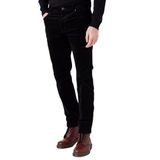 Wrangler Texas Slim Kadife Pantolon Erkek Pantolon, Taş Siyah, 31/30