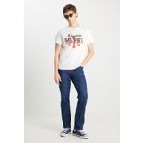 WRANGLER Texas Straight Fit Düz Kesim Normal Bel Pamuklu Esnek Mavi Jean Denim Pantolon
