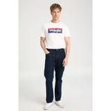 Wrangler Texas Straight Fit Normal Bel Denim Esnek Jean Kot Pantolon - Koyu Mavi - 34 / 34