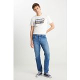 WRANGLER Texas Straight Fit Normal Bel Düz Paça Koyu Mavi Pamuklu Esnek Denim Jean Pantolon