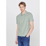 Wrangler Turkuaz Erkek Regular Fit Logo Baskılı Polo T-Shirt W2610158306 Turkuaz Polo T-Shirt - 3XL
