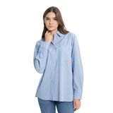 Wrangler Uzun Kollu Kadın Gömlek Koyu Mavi L