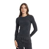Wrangler Uzun Kollu Kadın Tişört Siyah XS