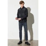 Wrangler W121029035 Texas Slim Gri Erkek Kot Pantolon - 34 / 34