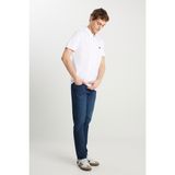 Wrangler W12S00019337 Mavi Erkek Texas Slim Fit Dar Kesim Normal Bel Dar Paça Gri Melanj Pamuklu Esnek Denim Jean Pantolon - 33 / 32