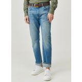 Wrangler W12S005410 Texas Slim Fit Lacivert Erkek Denim Pantolon