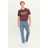 Wrangler W12SEA73K Mavi Erkek Texas Slim Fit Dar Kesim Dar Paça Pamuklu Esnek Pantolon - 30 / 32