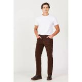 WRANGLER W12sec455 Texas Silim Kahverengi Erkek Normal Bel Normal Paça Kadife Pantalon