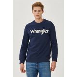 Wrangler W212025410 Bisiklet Yaka Lacivert Erkek Sweatshirt