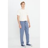 Wrangler W221266TF Indigo Erkek Beli Lastikli Chino Jogger Pantolon - İndigo - M