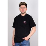 Wrangler W231233001 Siyah Arkası Baskılı Bisiklet Yaka Erkek T-Shirt - M