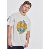 Wrangler W231237811 Bisiklet Yaka Taş Erkek T-Shirt