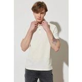 Wrangler W231325104 Ekru Polo Yaka Erkek T-shirt