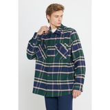 Wrangler W242602900 Multi Erkek Çizgili Çift Cepli Uzun Kollu Oduncu Gömleği