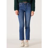 Wrangler W26L4737A Yeşil Normal Bel Dar Paça Denim Kadın Pantolon