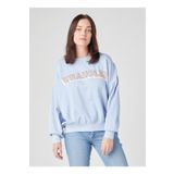 Wrangler W6R4HAB23 Bisiklet Yaka Koyu Mavi Kadın Sweatshirt